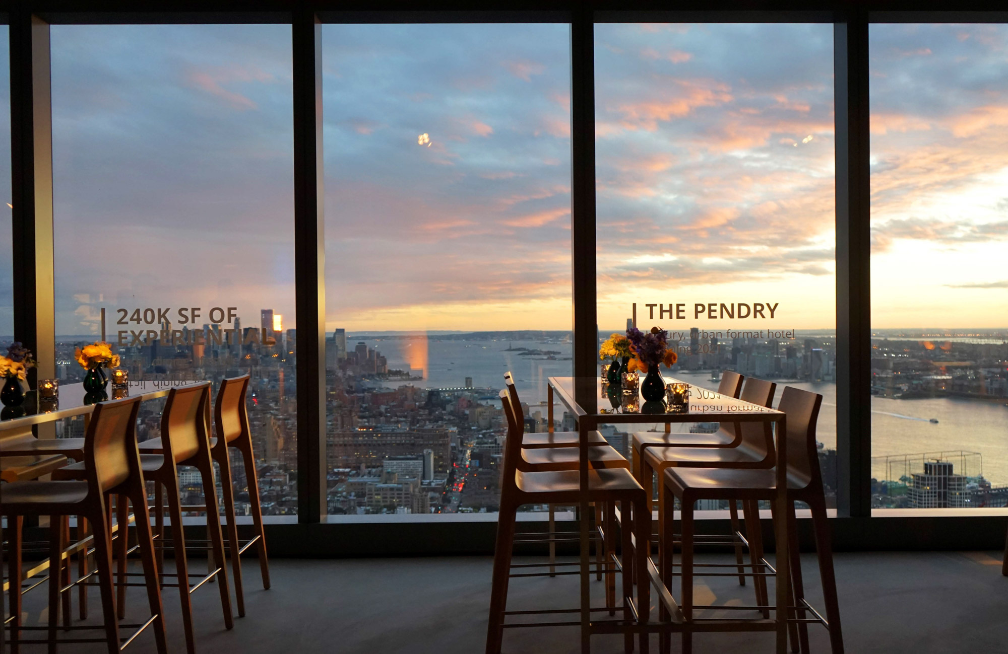 A rooftop near The Olivia in Manhattan, NYC.