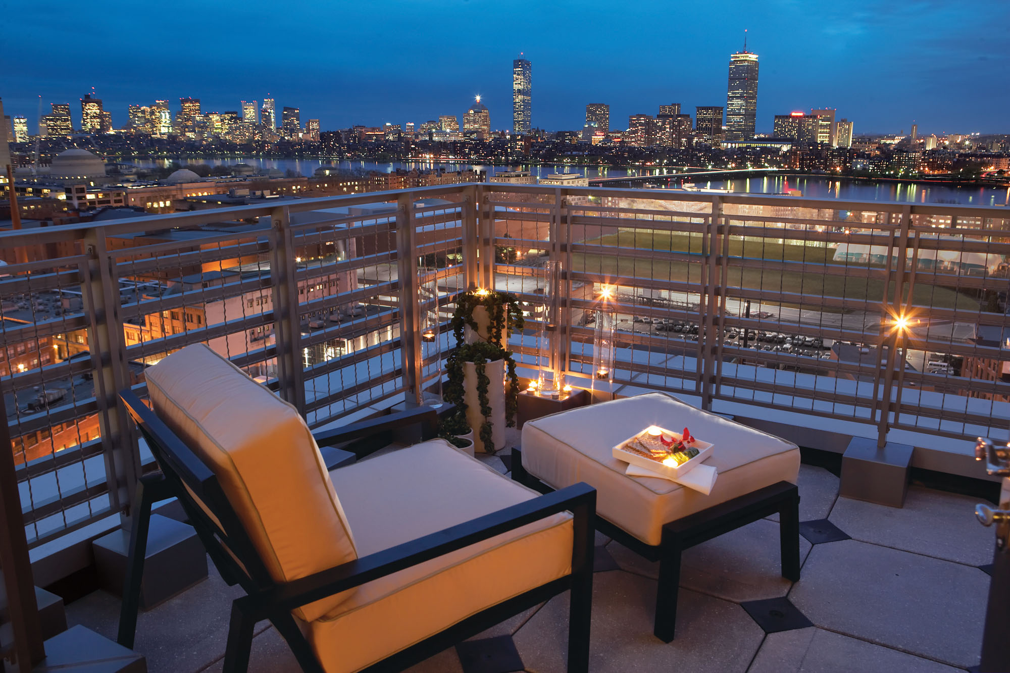 Balcony at 100 Landsdowne St Apartments