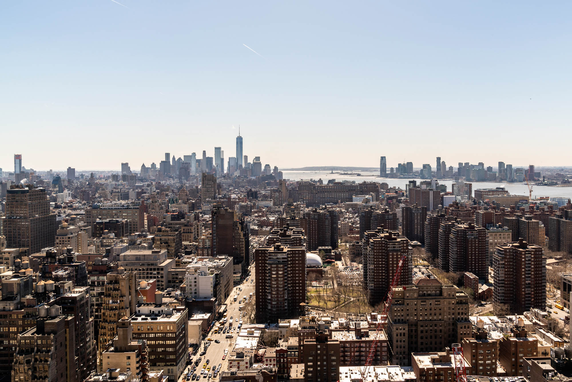 The Manhattan, NYC skyline.