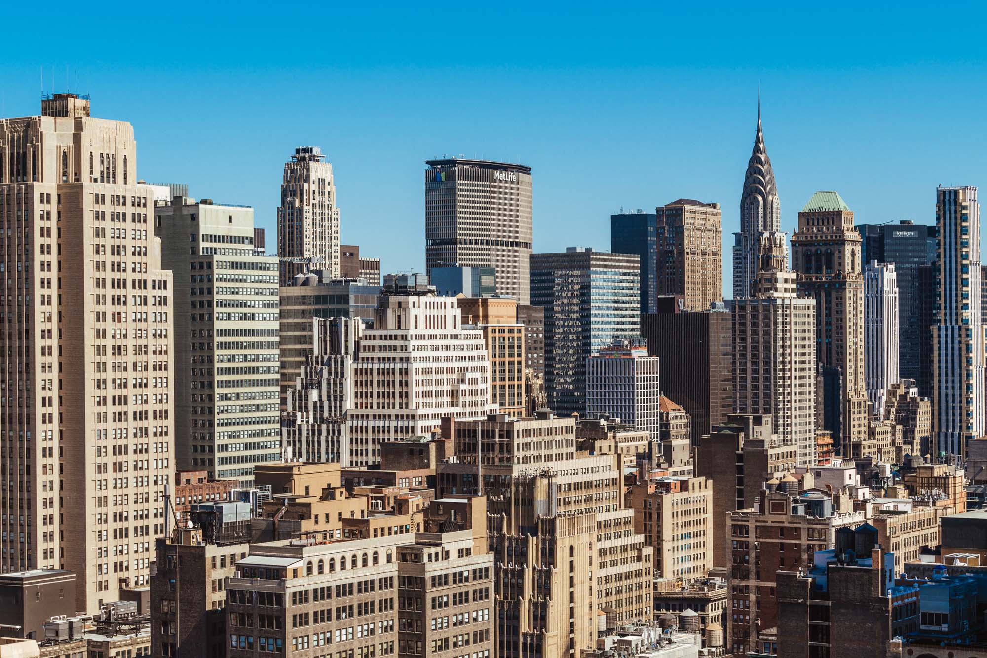 The Manhattan, NYC skyline.