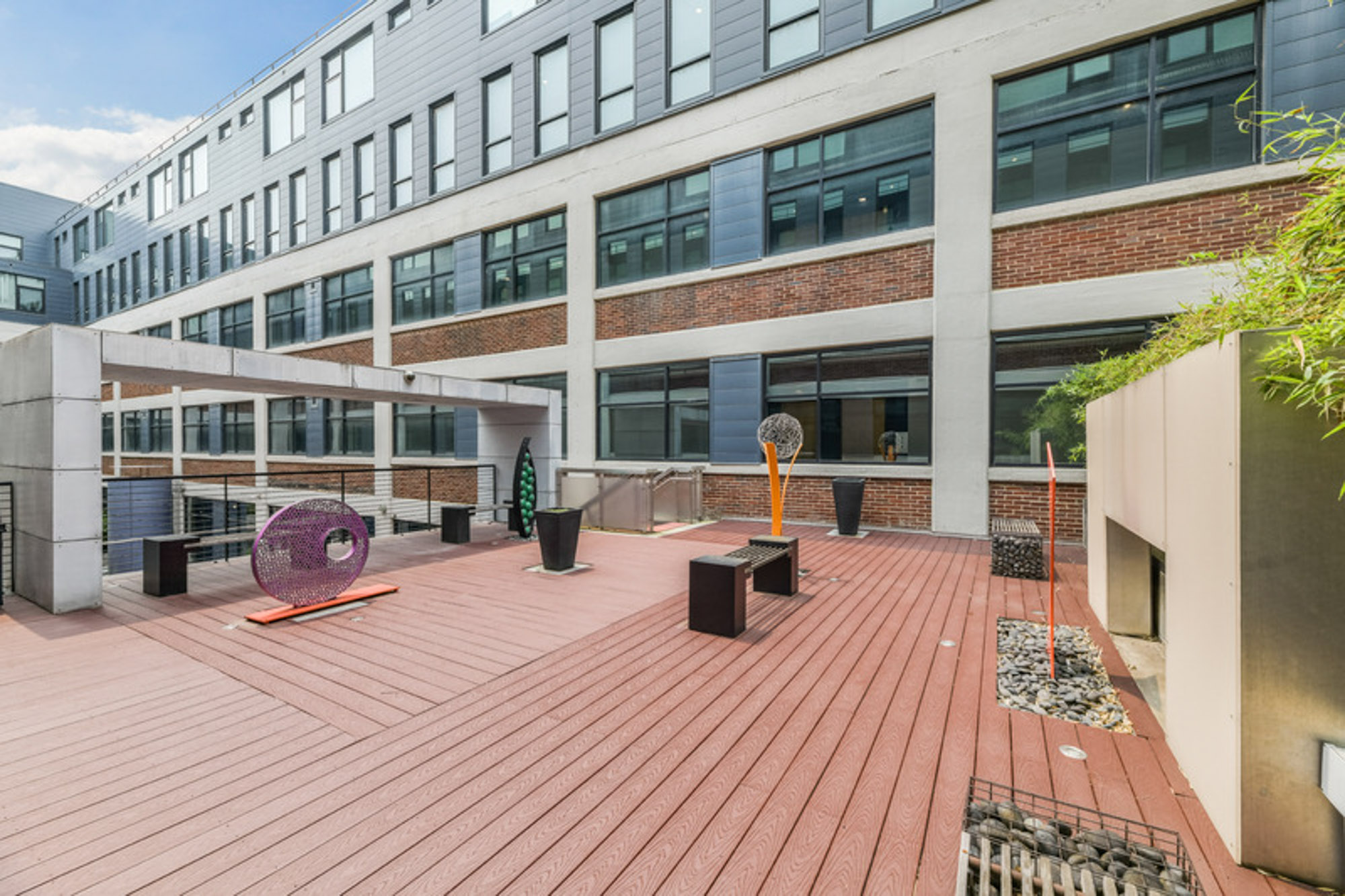 The exterior of Foundry Lofts in Washington, D.C.