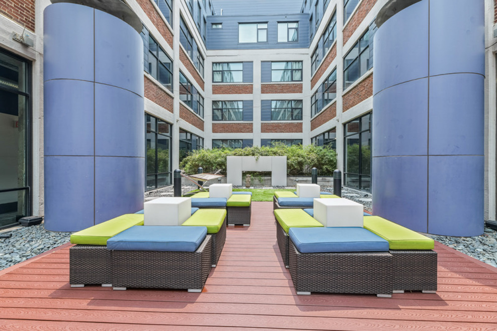 The exterior of Foundry Lofts in Washington, D.C.