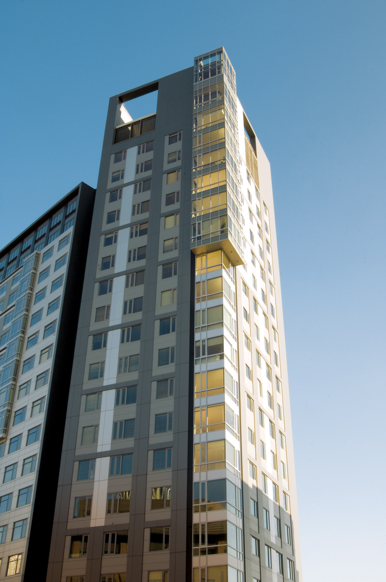 Exterior view of 100 Landsdowne Street Apartments