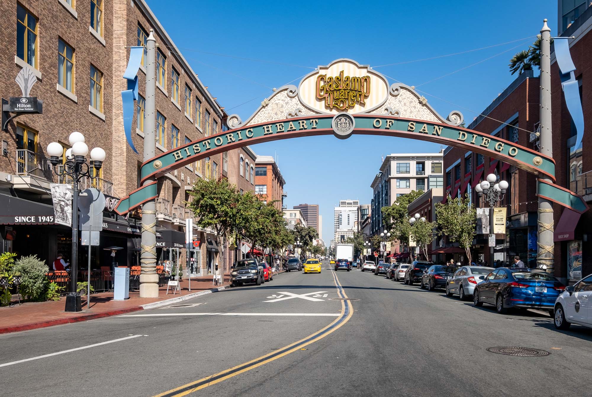 The Gaslamp Quarter near The Merian apartments's San Diego neighborhood.