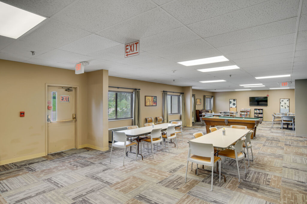 Game room at Independence Place apartments in Parma Heights, Ohio