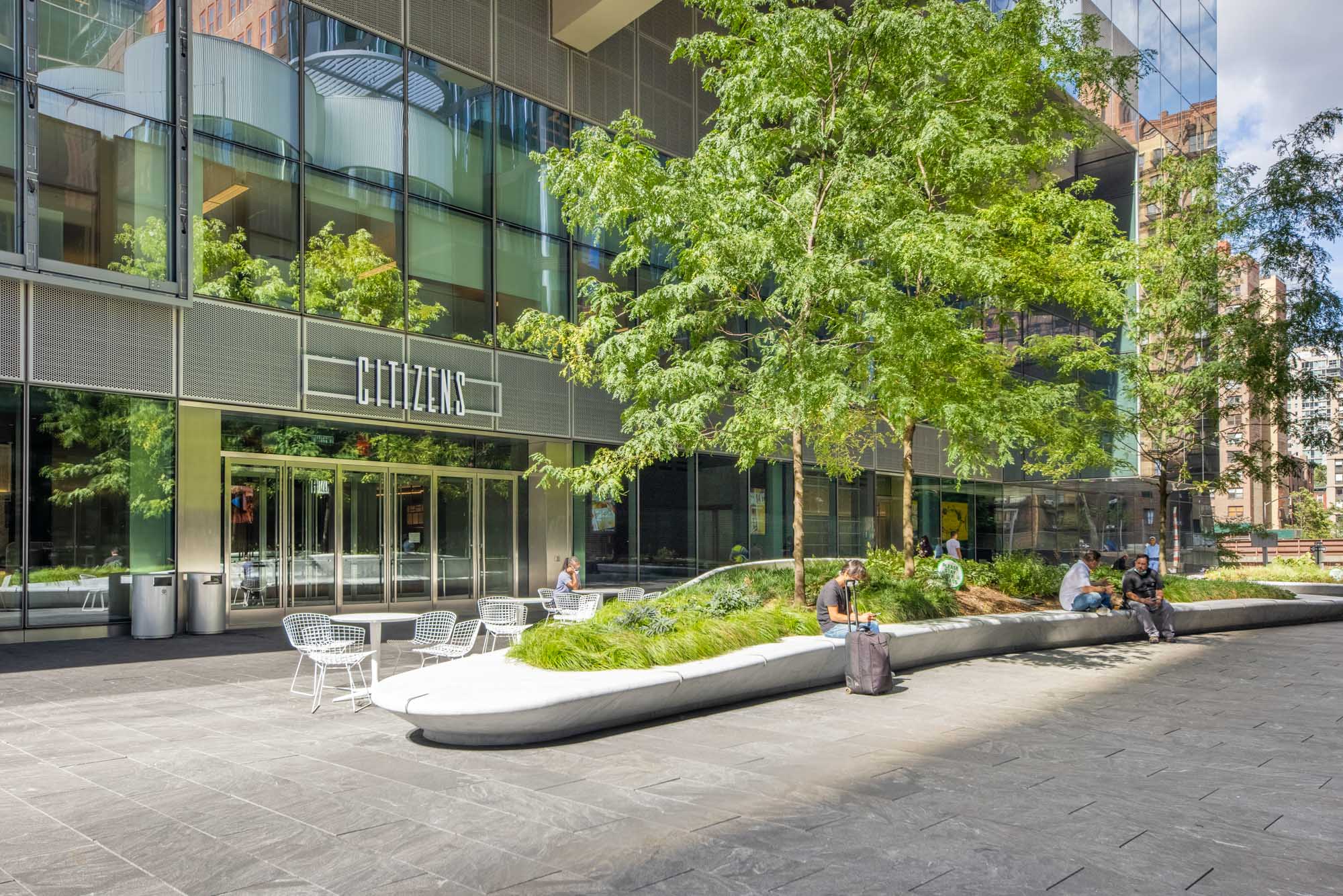 A restaurant near The Olivia in Manhattan, NYC.