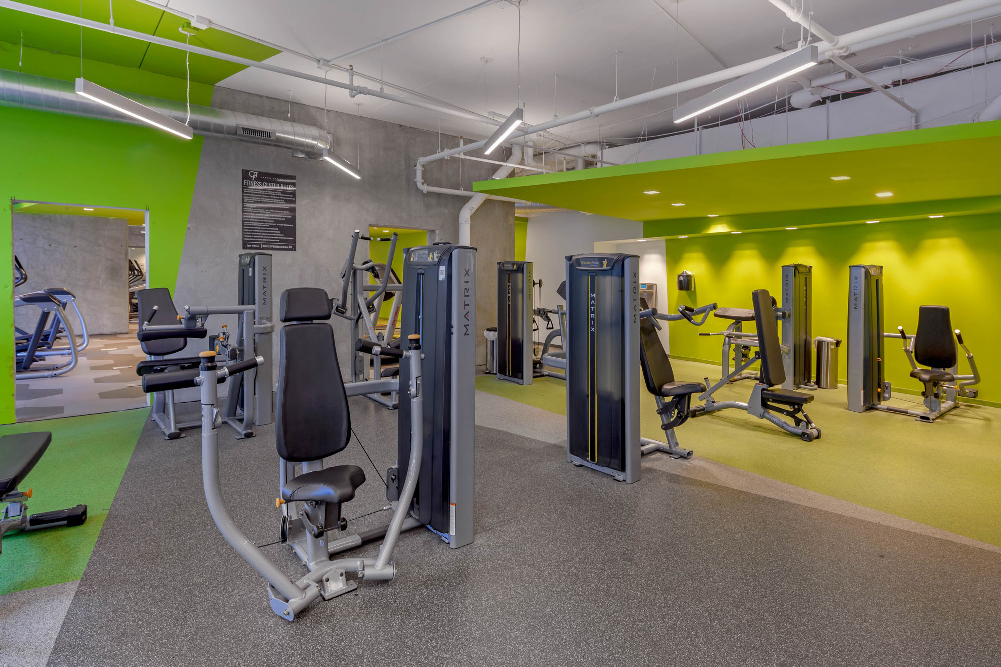 Fitness Center at One Franklin Town in Philadelphia, PA