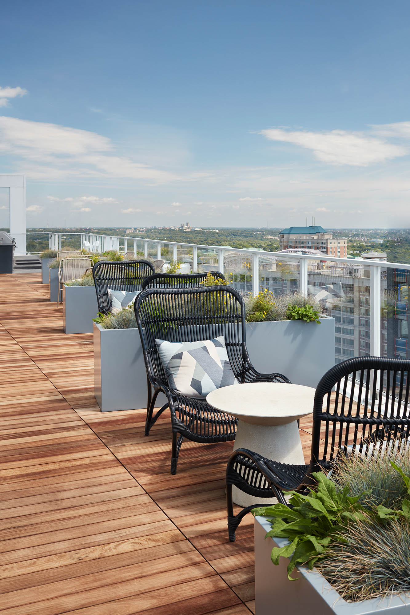 The rooftop at Origin apartments in Norther Virginia.