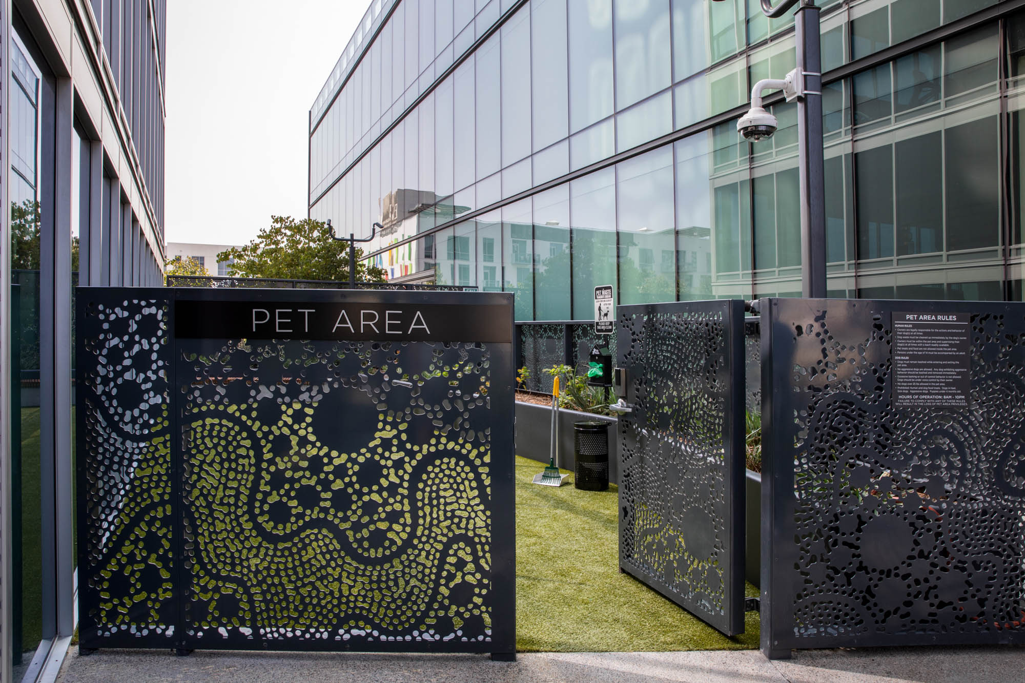 Pet Area at The Merian apartments in San Diego, California.