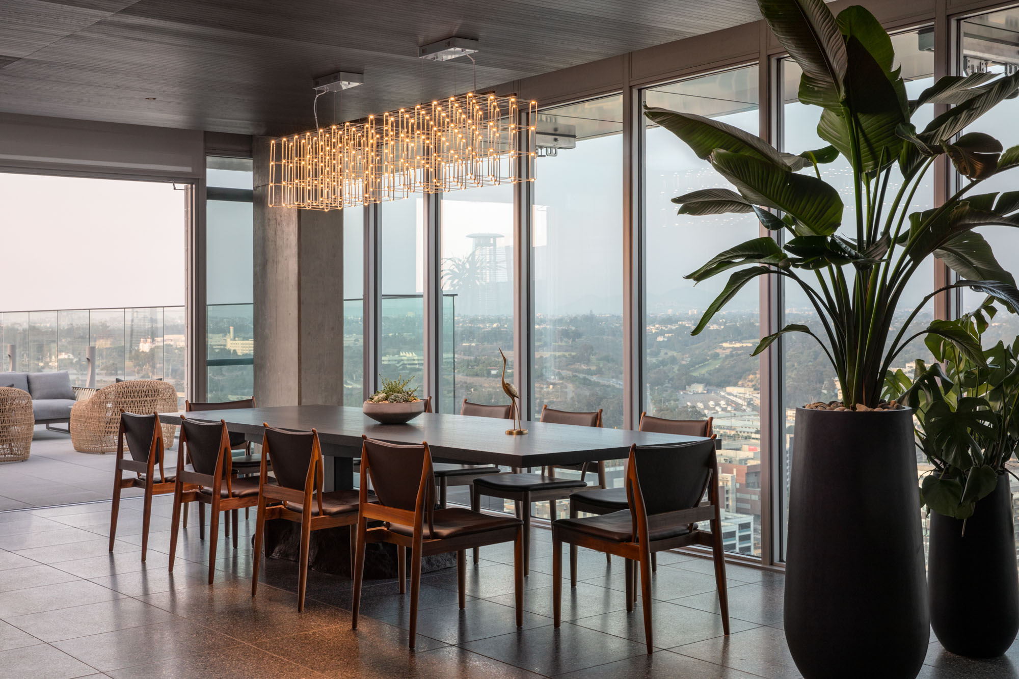 The Sky Lounge at The Merian apartments in San Diego, California.