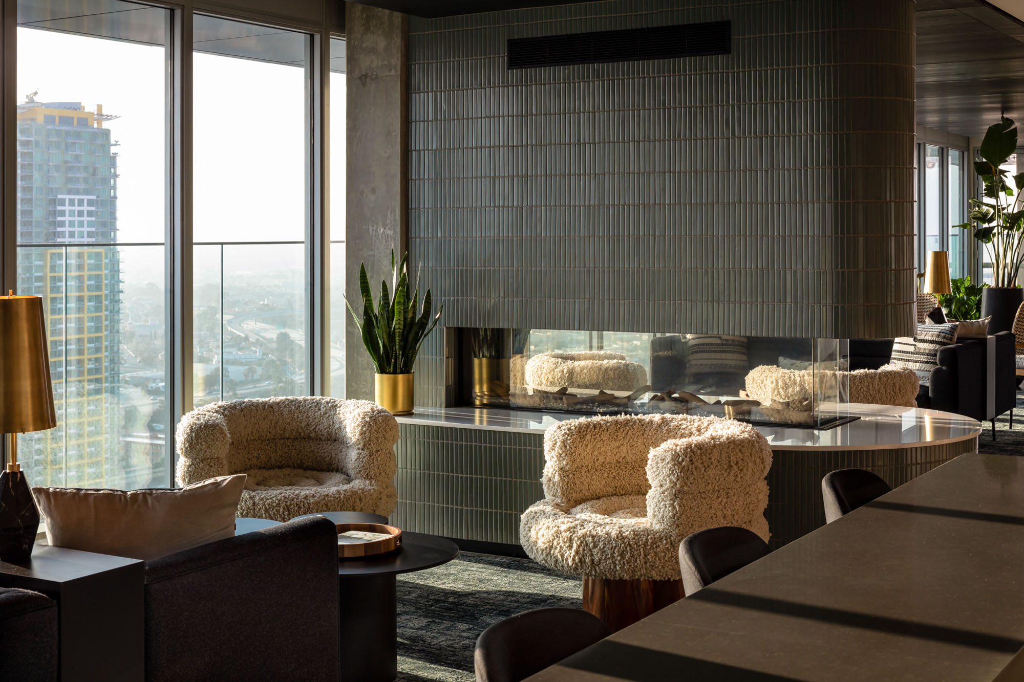 The Sky Lounge at The Merian apartments in San Diego, California.