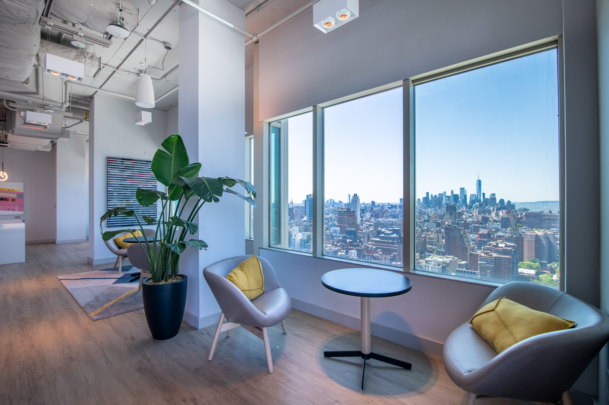 A common area at The Olivia in Manhattan, NYC.